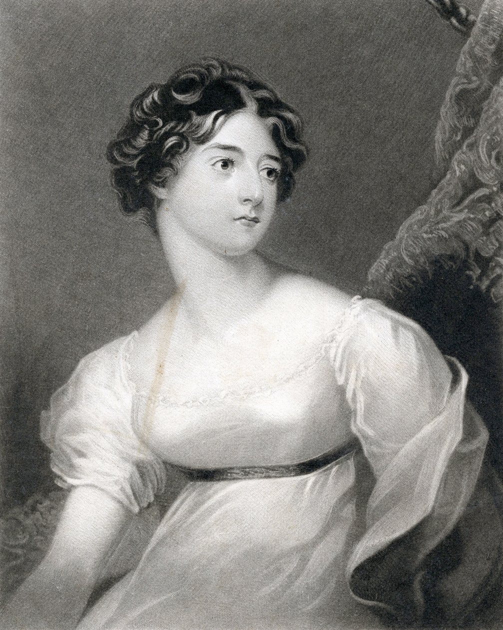 Rt. Hon, Frances grevinna av Wicklow, 1830 av English School