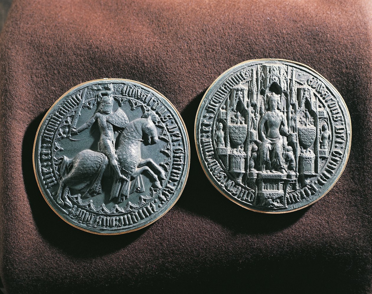 Sigill av kung Edward III av England (metall) av English School