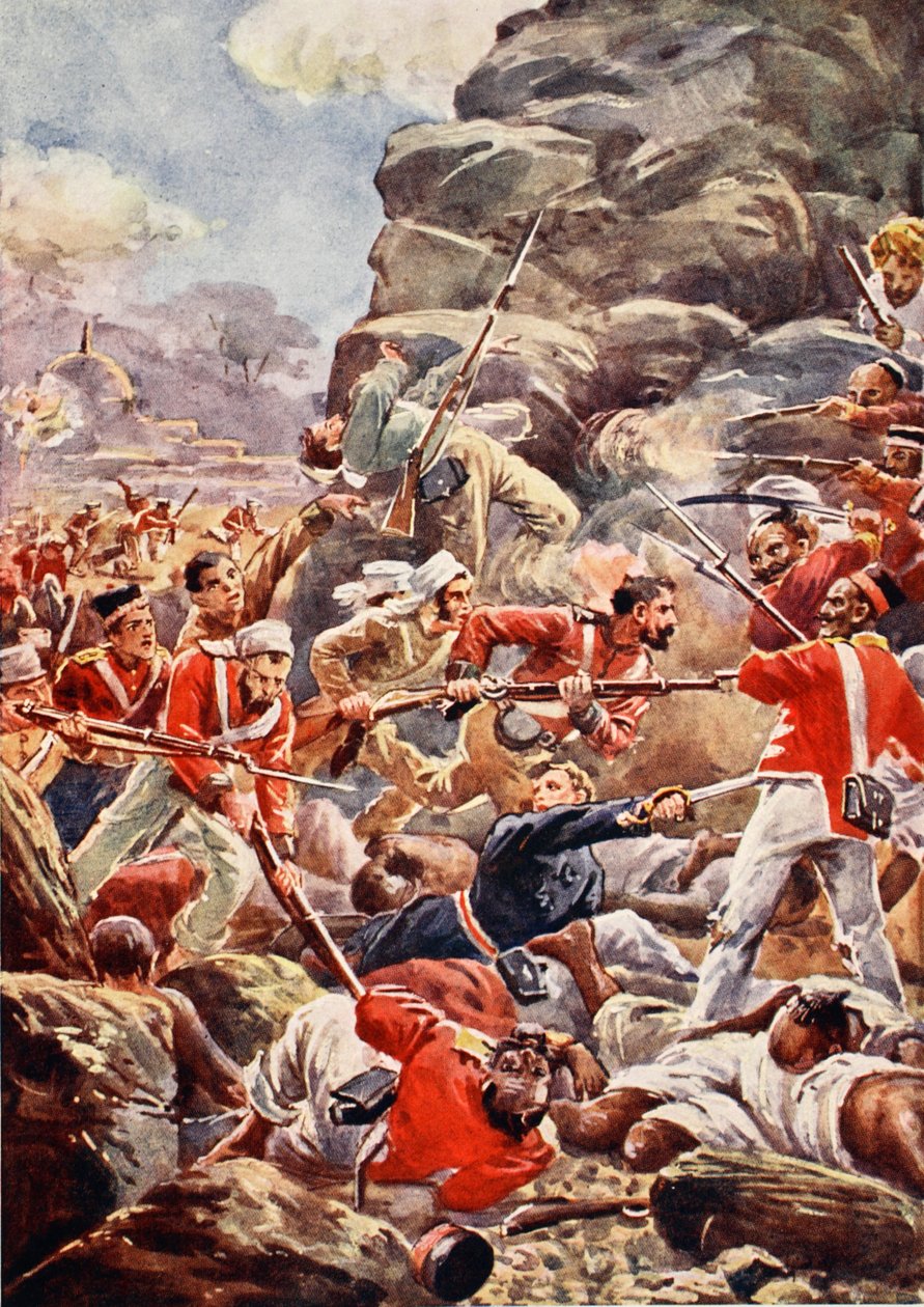 Belägringen av Delhi, 1857: Stormar inbrottet den 14 september av English School
