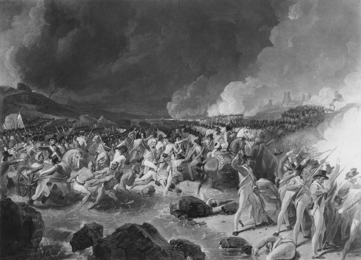 Stormen av Seringapatam, 4 maj 1799 av English School
