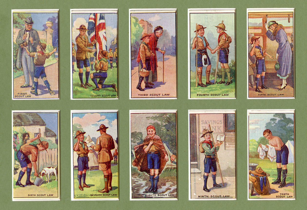De tio scoutlagarna, 1923 av English School