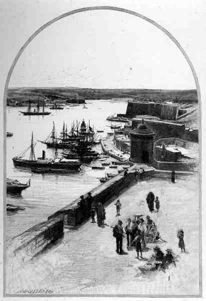 The Top of the Grand Harbour, Valletta, Malta, från 