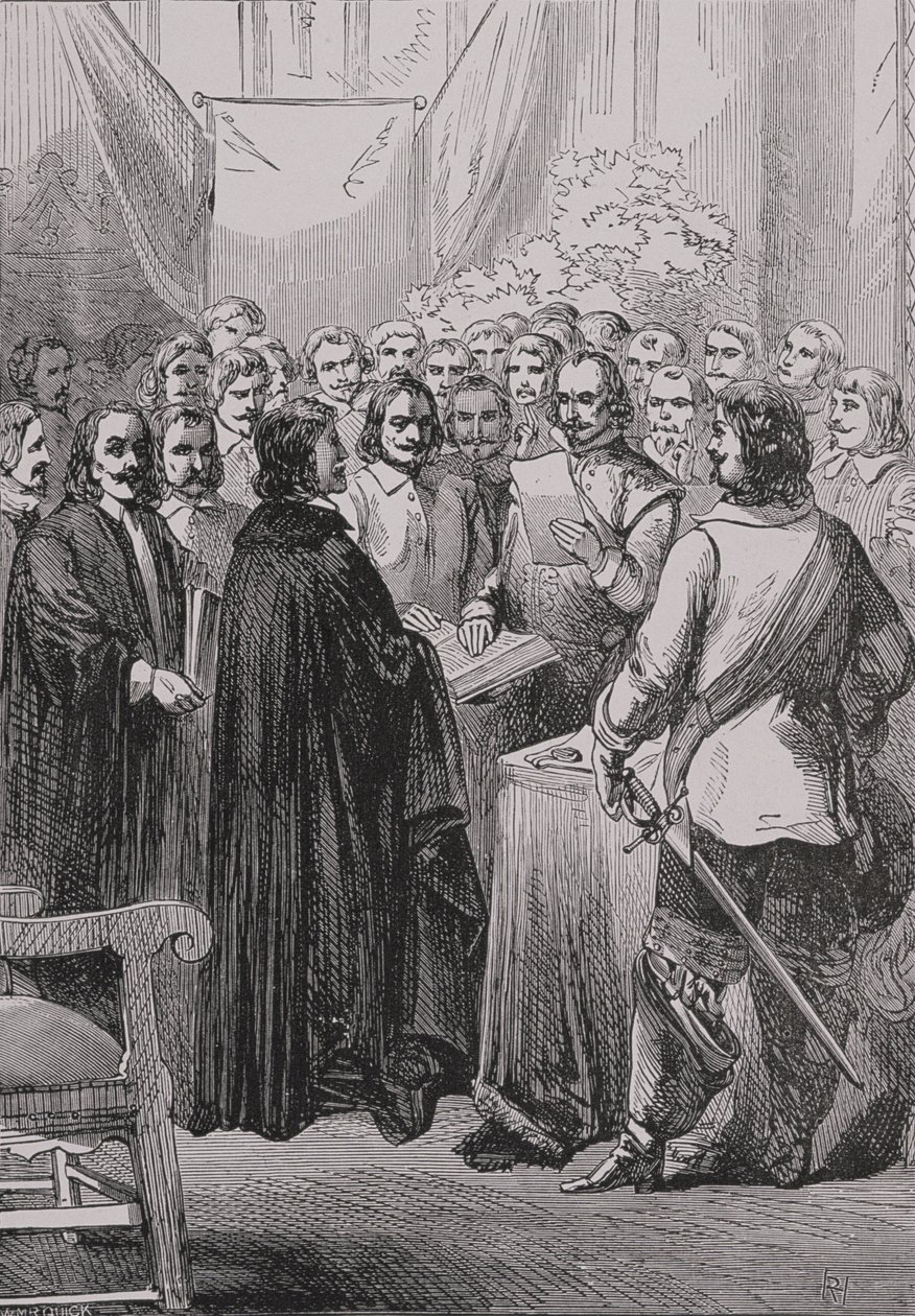 The Treaty of Westphalia, från The History of France, av Emile de Bonnechose, utgiven av Ward, Lock and Co, London av English School
