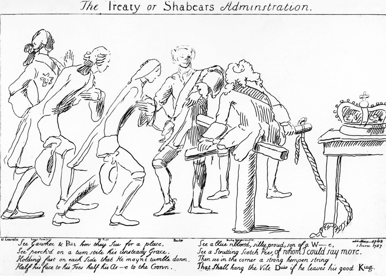Fördraget eller Shabears administration, 1757 av English School