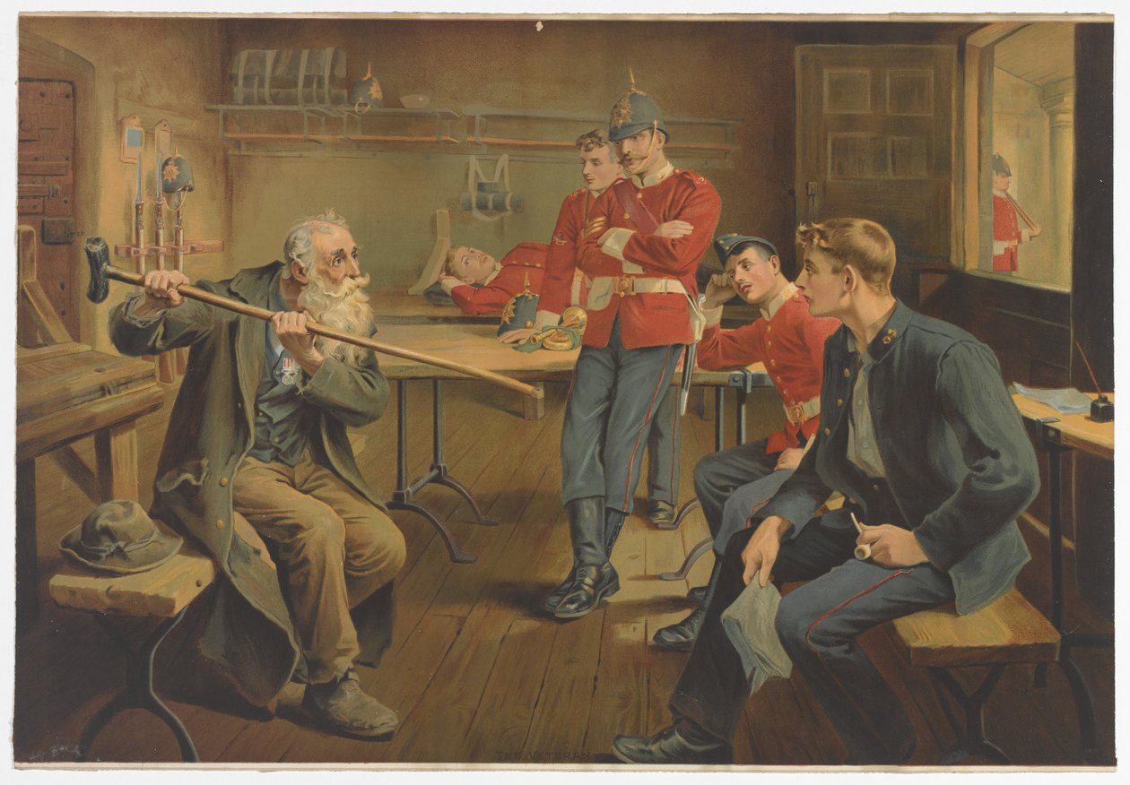 Veteranen, ca 1895 av English School