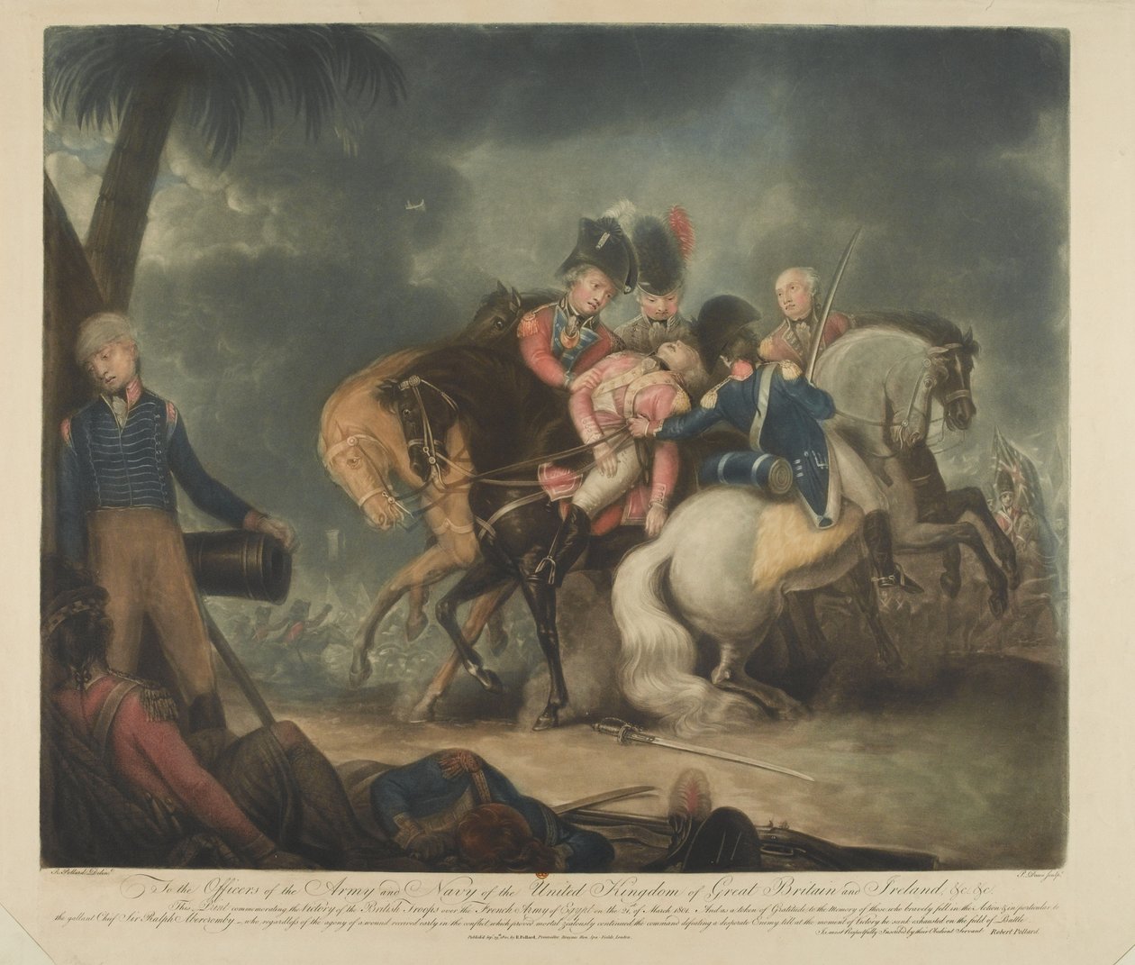 De brittiska truppernas seger över fransmännen den 21 mars 1801 av English School
