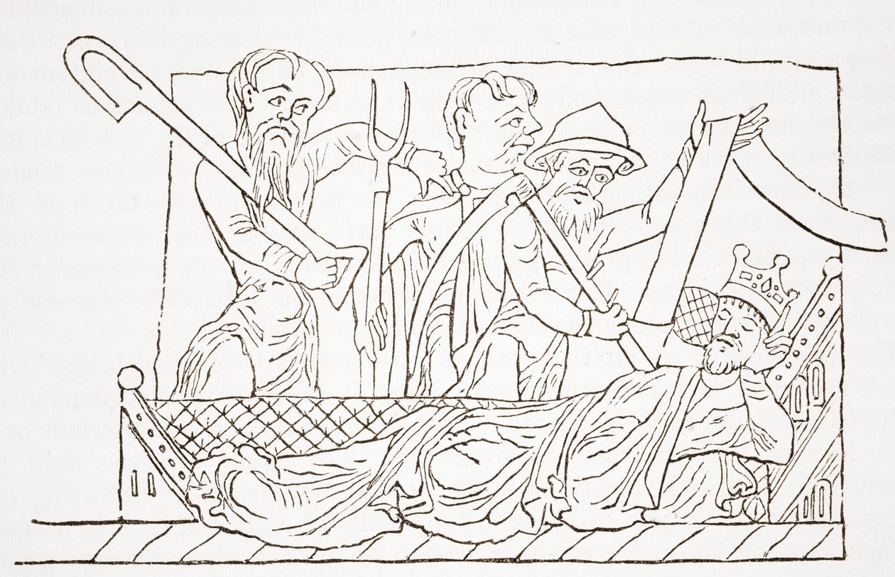 The Vision of the Husbandmen, från The Prophecies of Merlin av English School