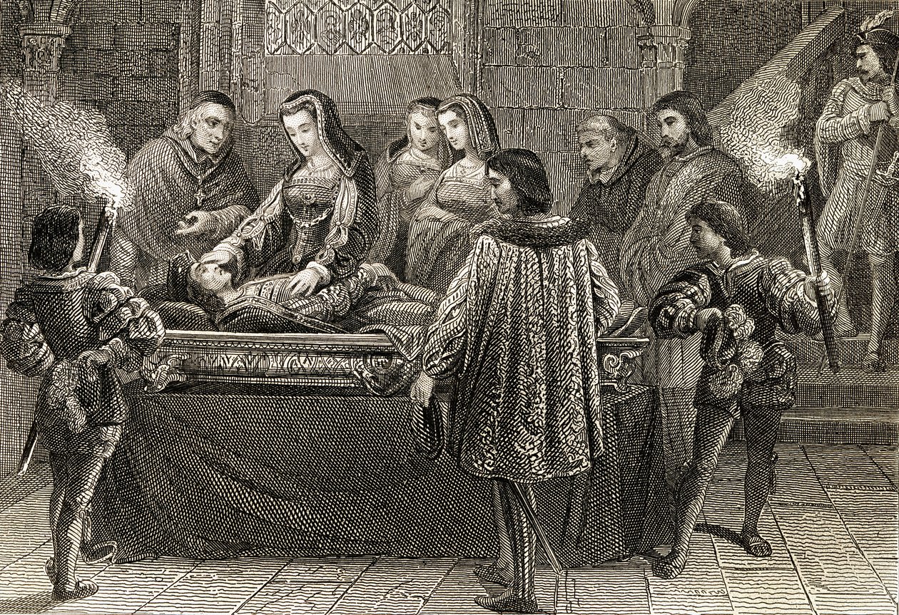 Begravningen av Filip den stilige (1478-1506) av English School