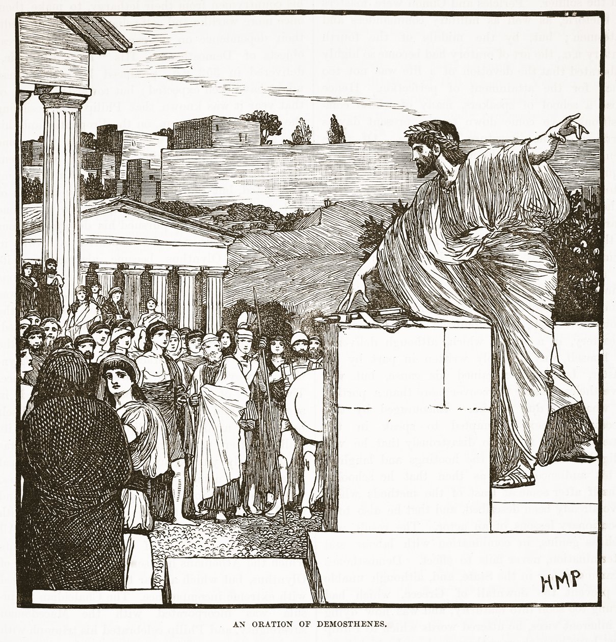 Demosthenes tal av English School