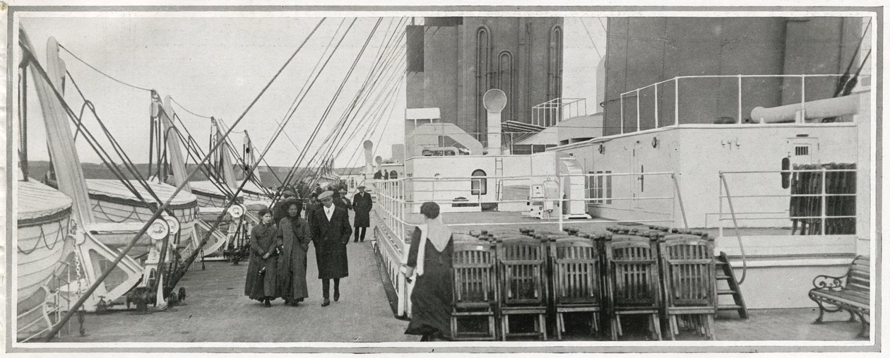 Strandpromenaden på Titanic, från 