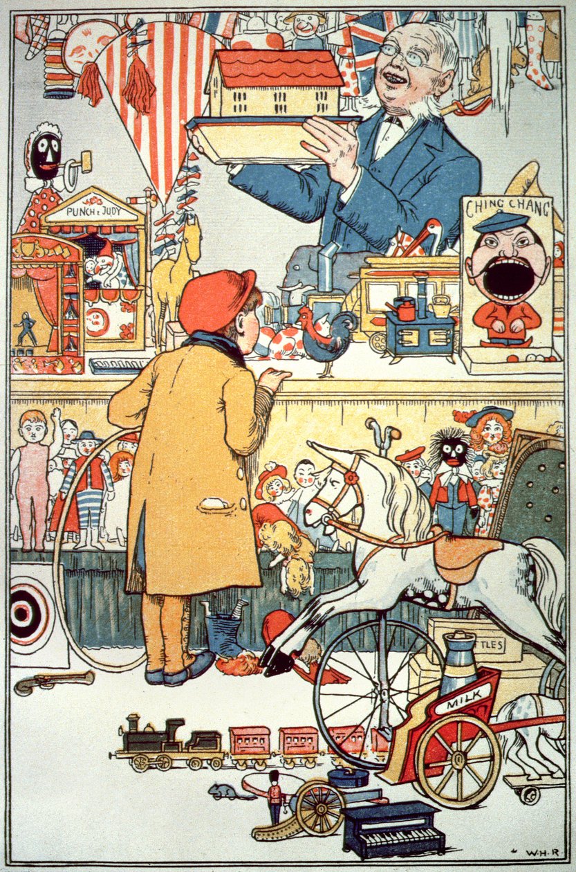 Leksaksaffären, ca 1910 av English School