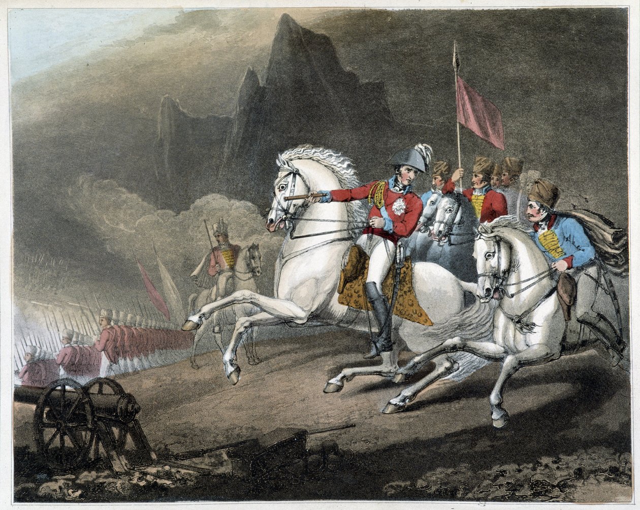 The Victories of the Duke of Wellington (från R. Westalls plåtar), London, ed. Thomas Davidson av English School
