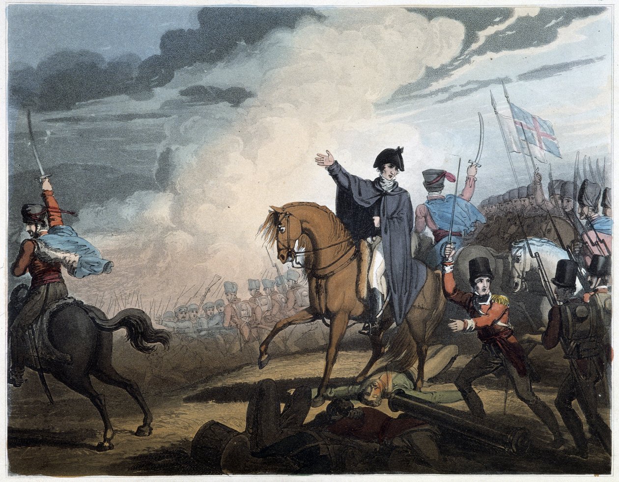 The Victories of the Duke of Wellington (från R. Westalls plåtar), London, ed. Thomas Davidson av English School