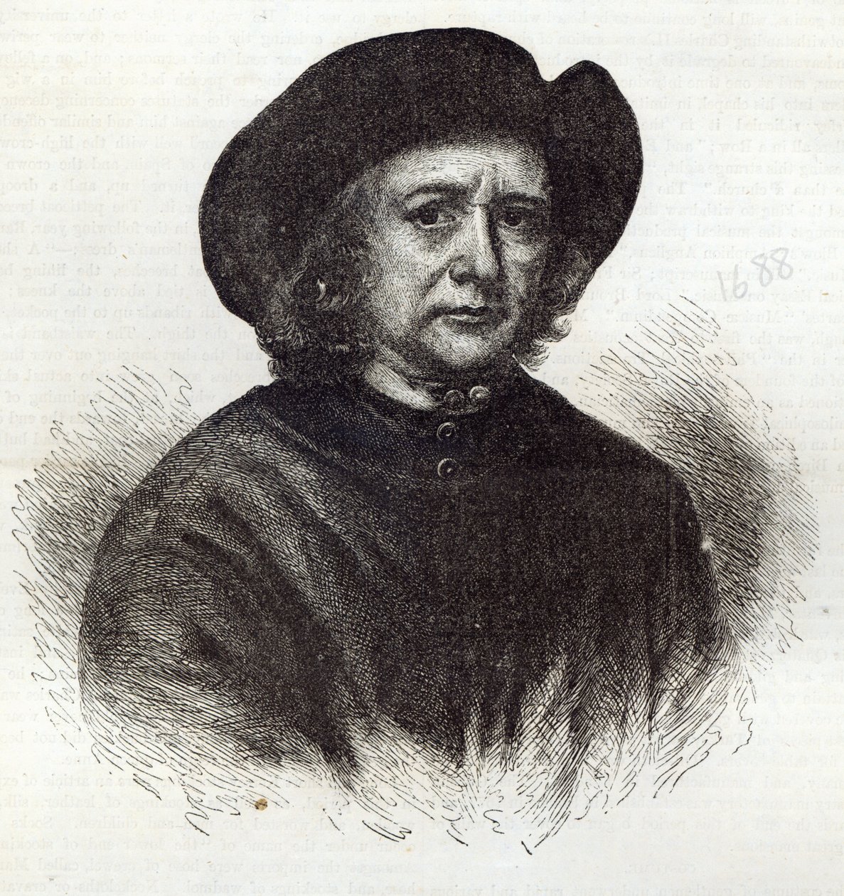 Thomas Britton, the Musical Small-coal Man, illustration från 