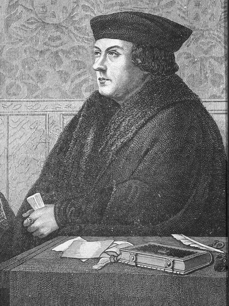 Thomas Cromwell, Earl of Essex (ca 1485-1540) (gravyr) av English School