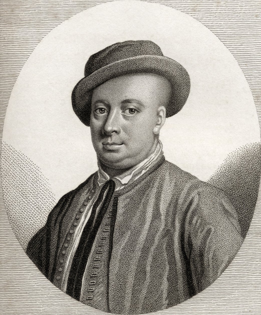 Thomas Hamilton, illustration från "A catalogue of Royal and Noble Authors, Volume V", publicerad 1806 av English School