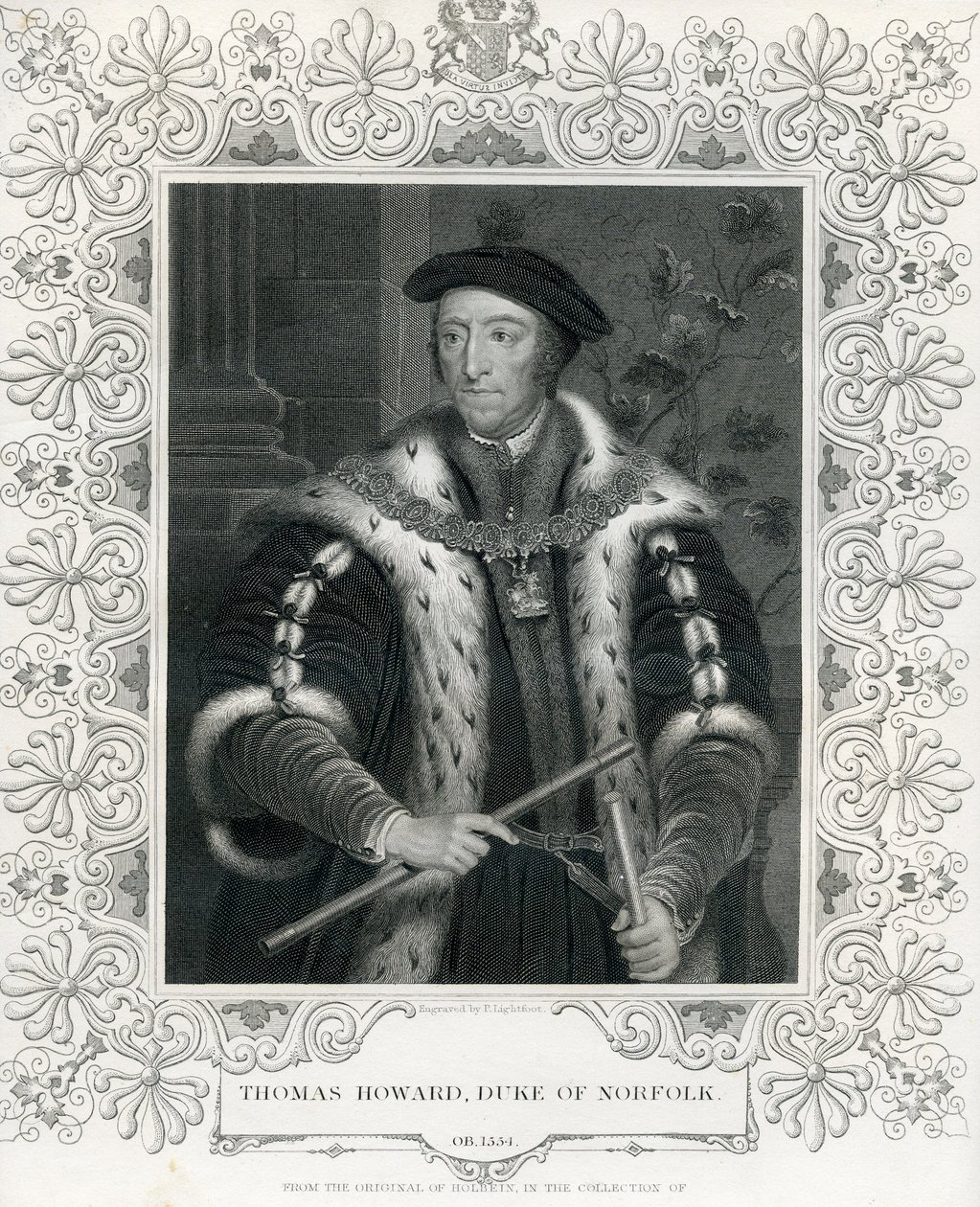 Thomas Howard (1473-1554) 3:e hertig av Norfolk av English School