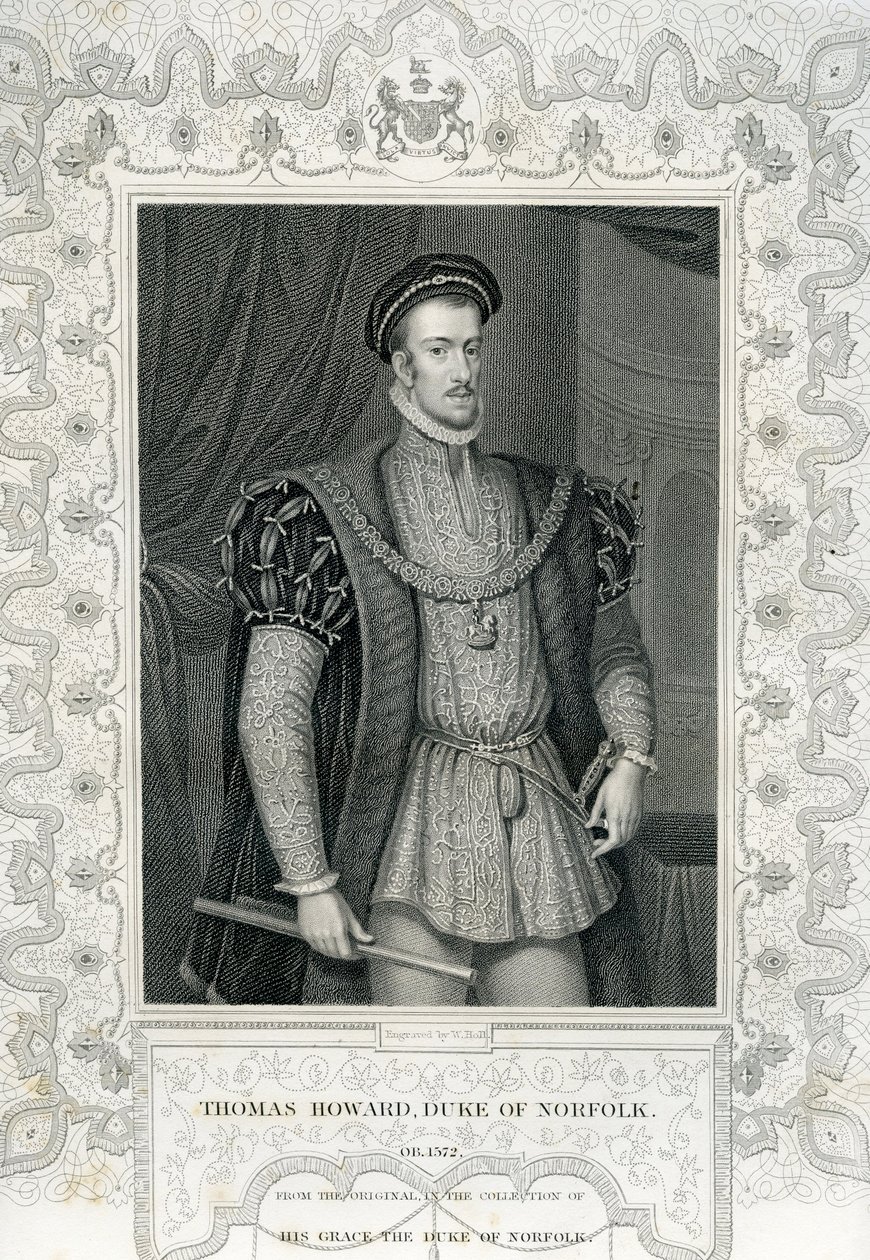 Thomas Howard, 4:e hertigen av Norfolk (1536-72) av English School