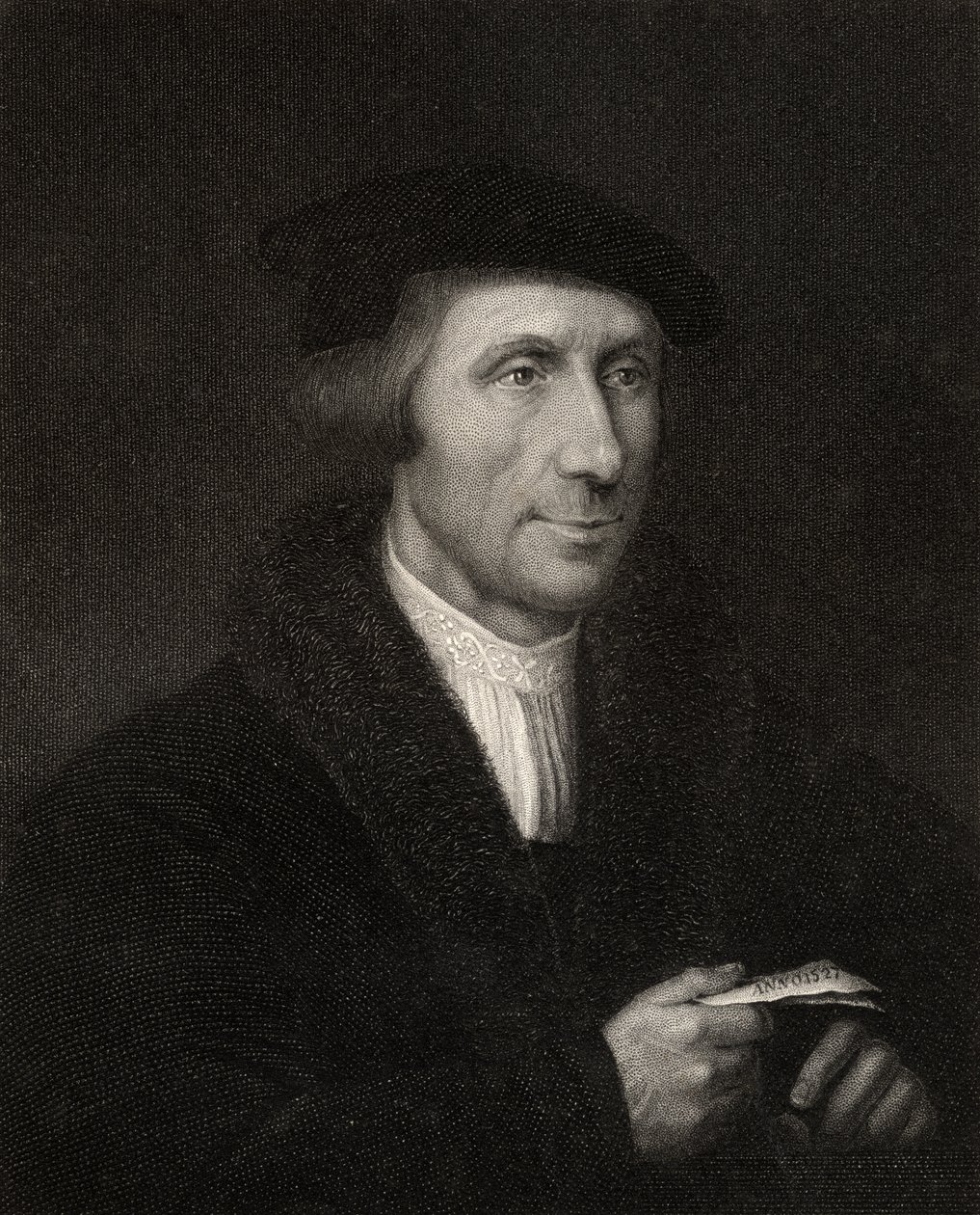 Thomas Linacre, eller Lynaker, graverad av H. Cook från 