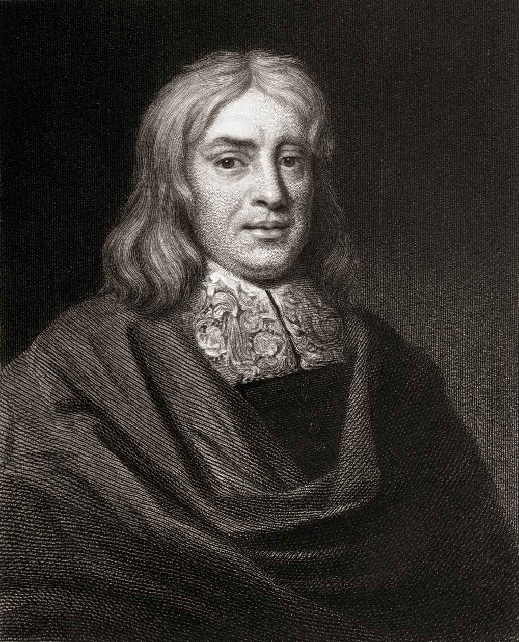 Thomas Sydenham (1624-89) från Gallery of Portraits, publicerad 1833 av English School