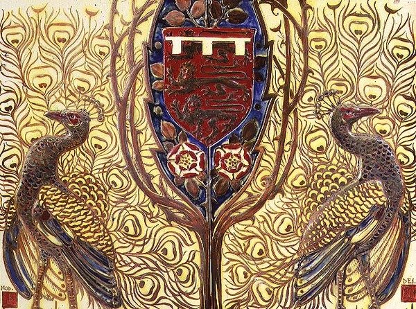 Tile, Pilkington Royal Lancastrian Pottery, etablerat 1892 (keramik) av English School