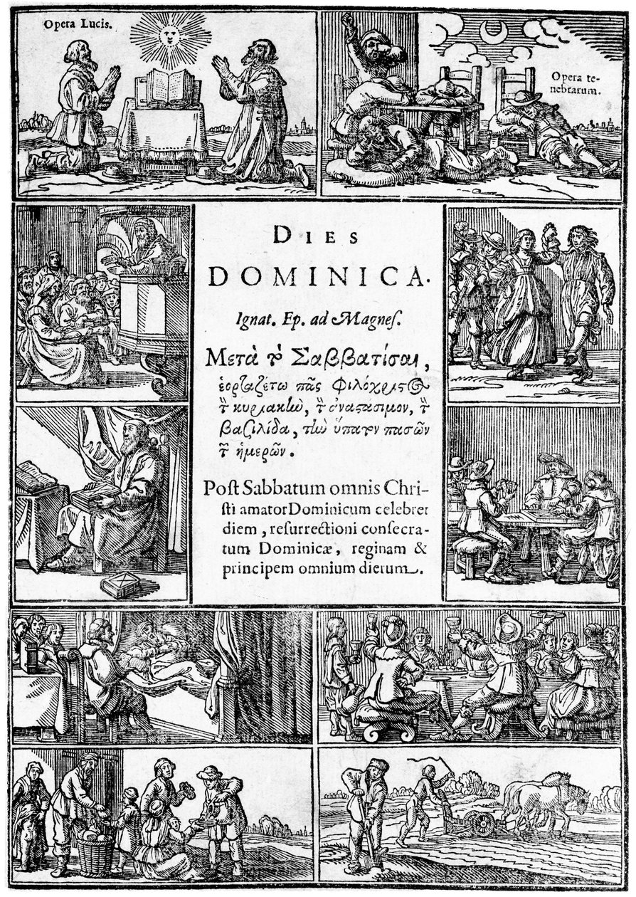 Titelsida till Thomas Youngs Dies Dominica, 1639 av English School