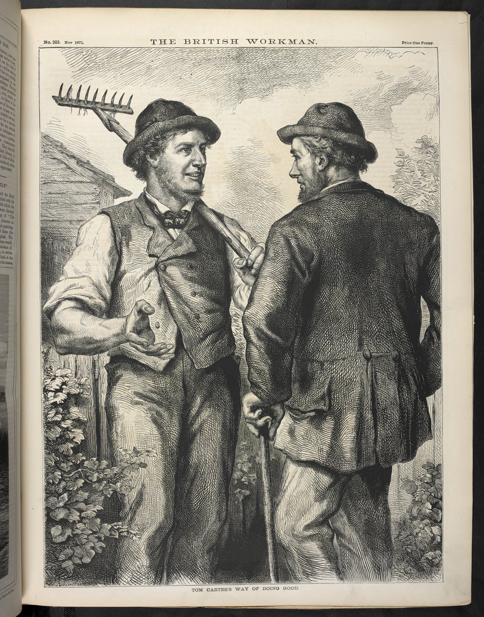 Tom Carters sätt att göra gott, The British workman, november av English School