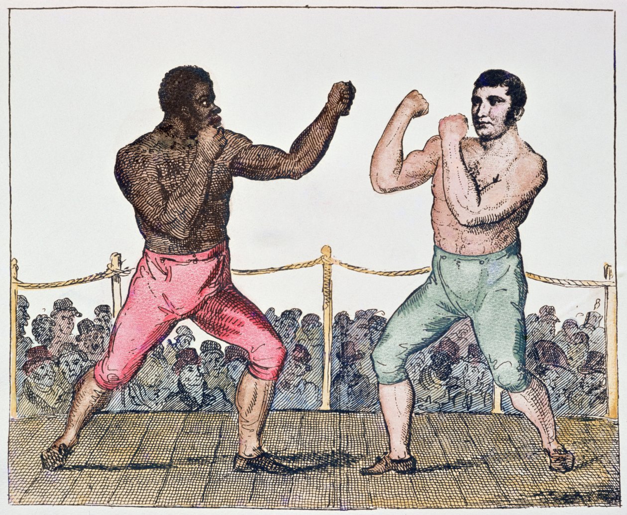 Tom Molineaux mot Tom Cribb, 28 september av English School