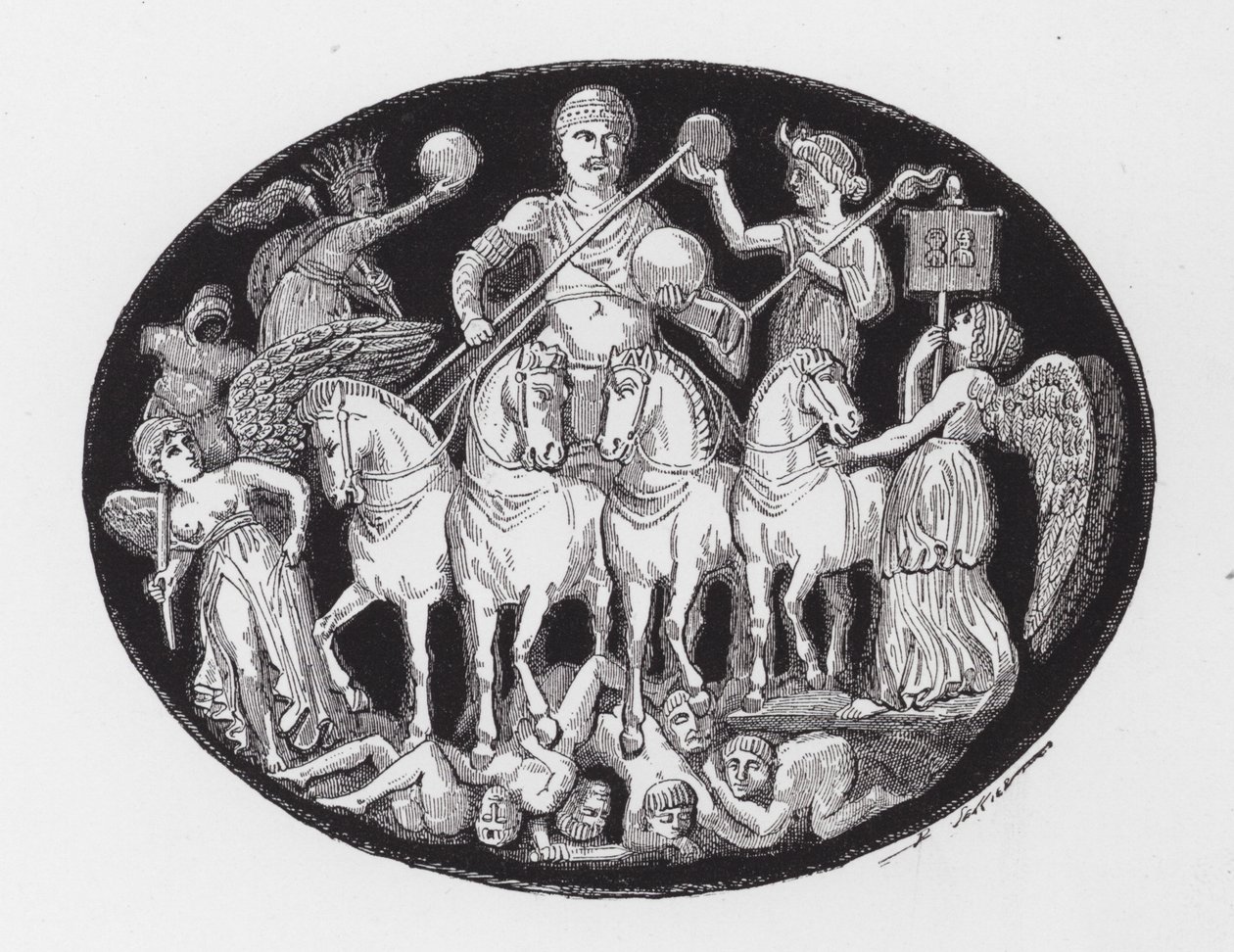 Triumf av Licinius (gravyr) av English School