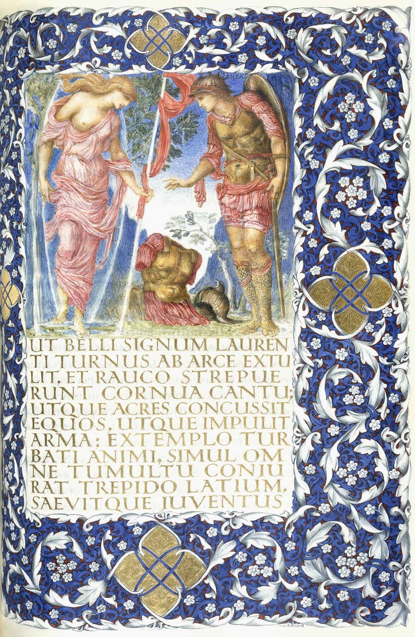 Venus ger pansar till Aeneas, 1874-c.1919 av English School