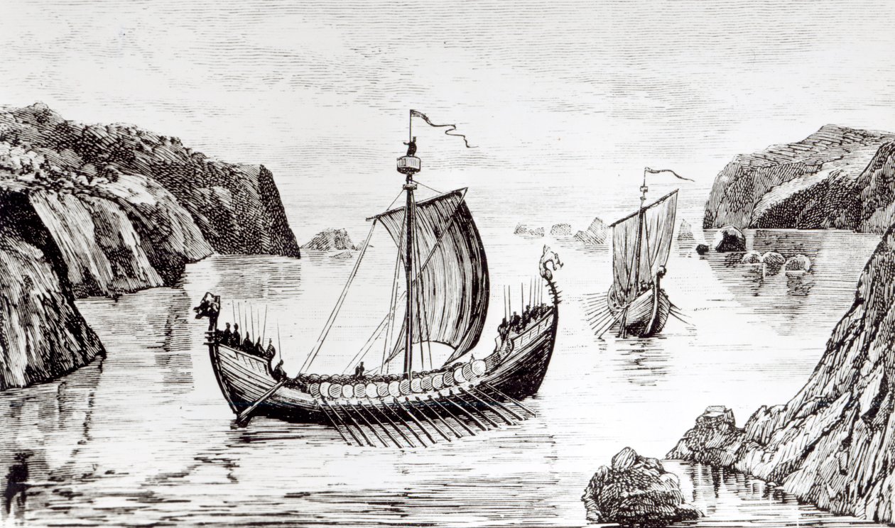 Vikingaskepp av English School