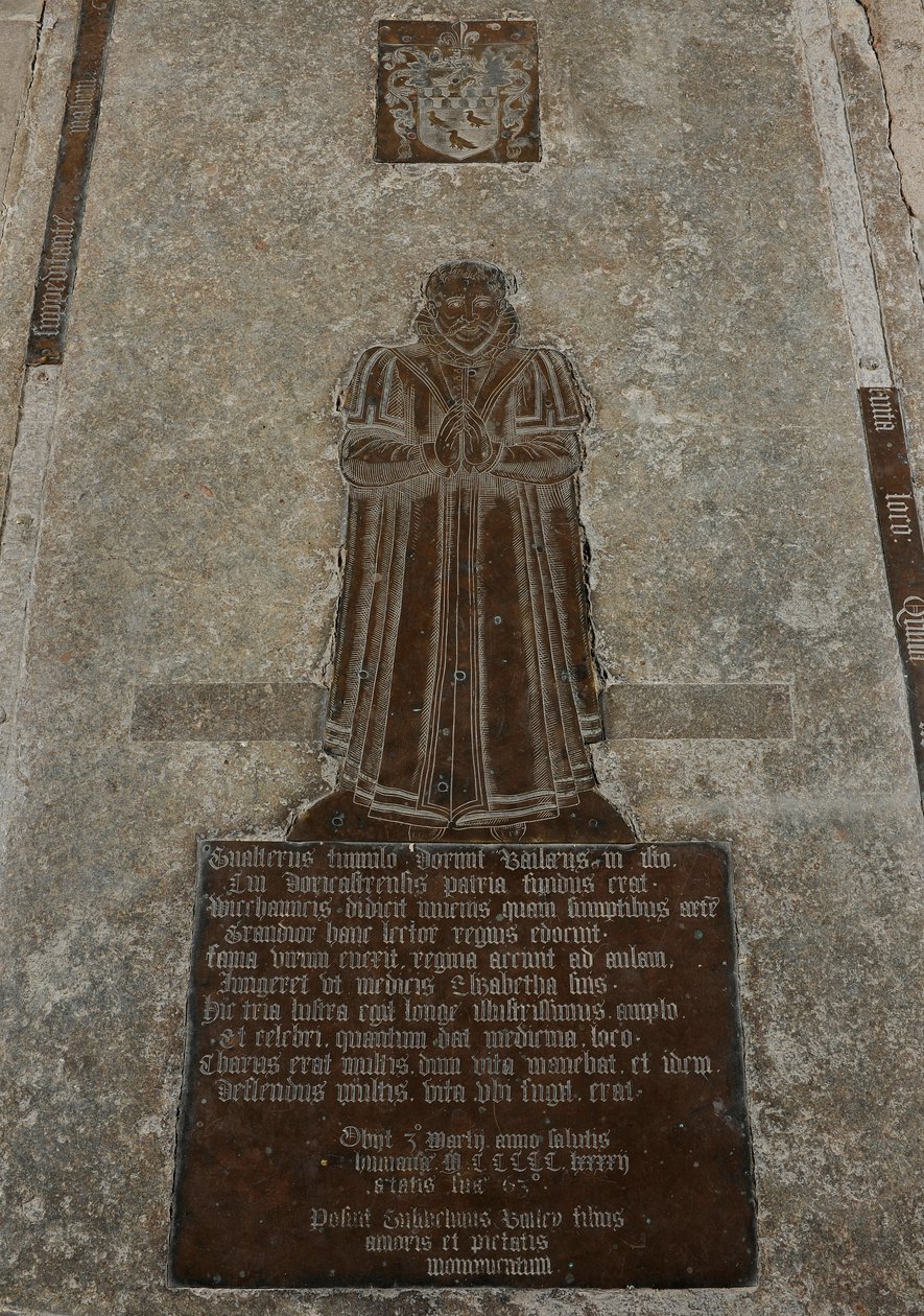 Walter Bailey, 1592-93 (mässing) (se även 434807 & 434809) av English School