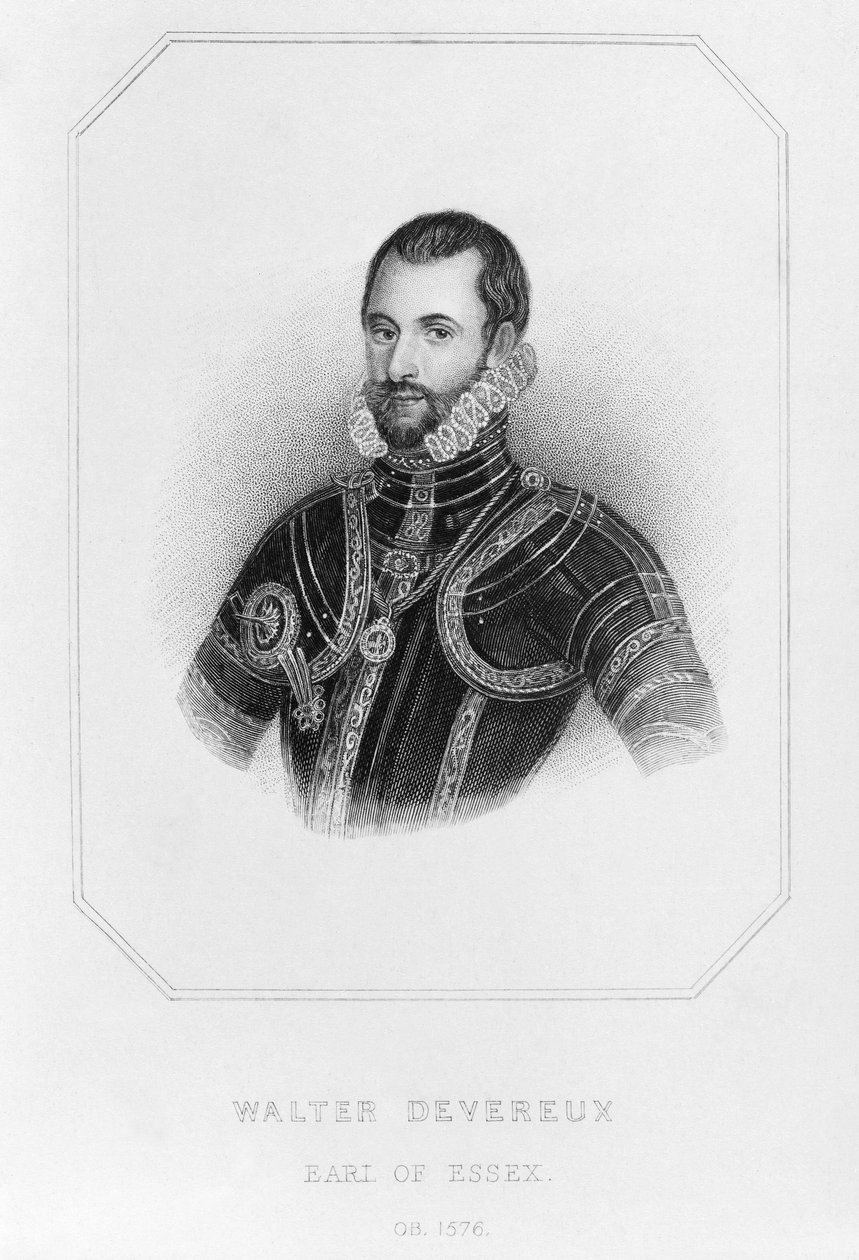 Walter Devereux (1541-76) 1:e jarl av Essex, 2:e viscount Hereford av English School