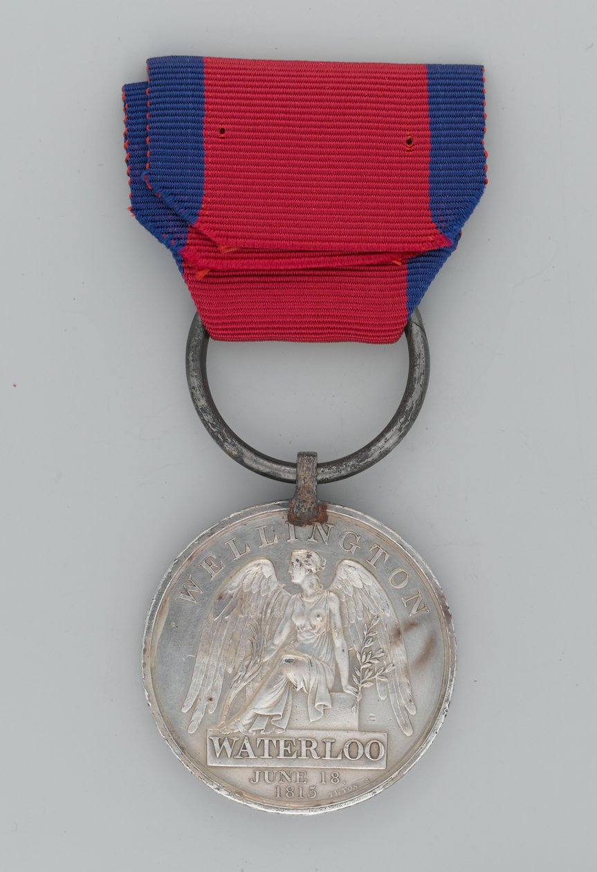 Waterloo-medalj av English School