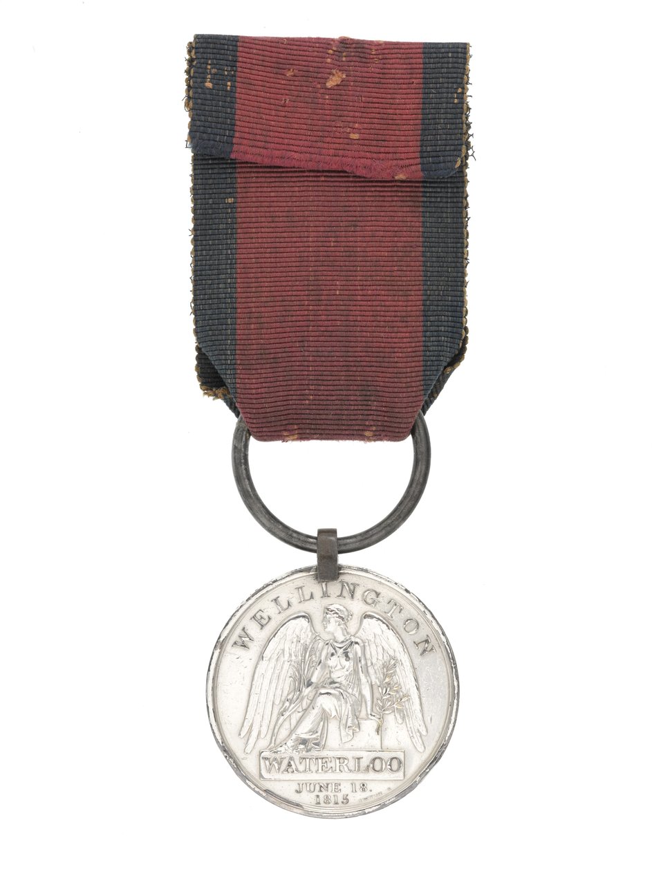 Waterloo Medal, en av två medaljer som tilldelas kirurgen William Jones av English School