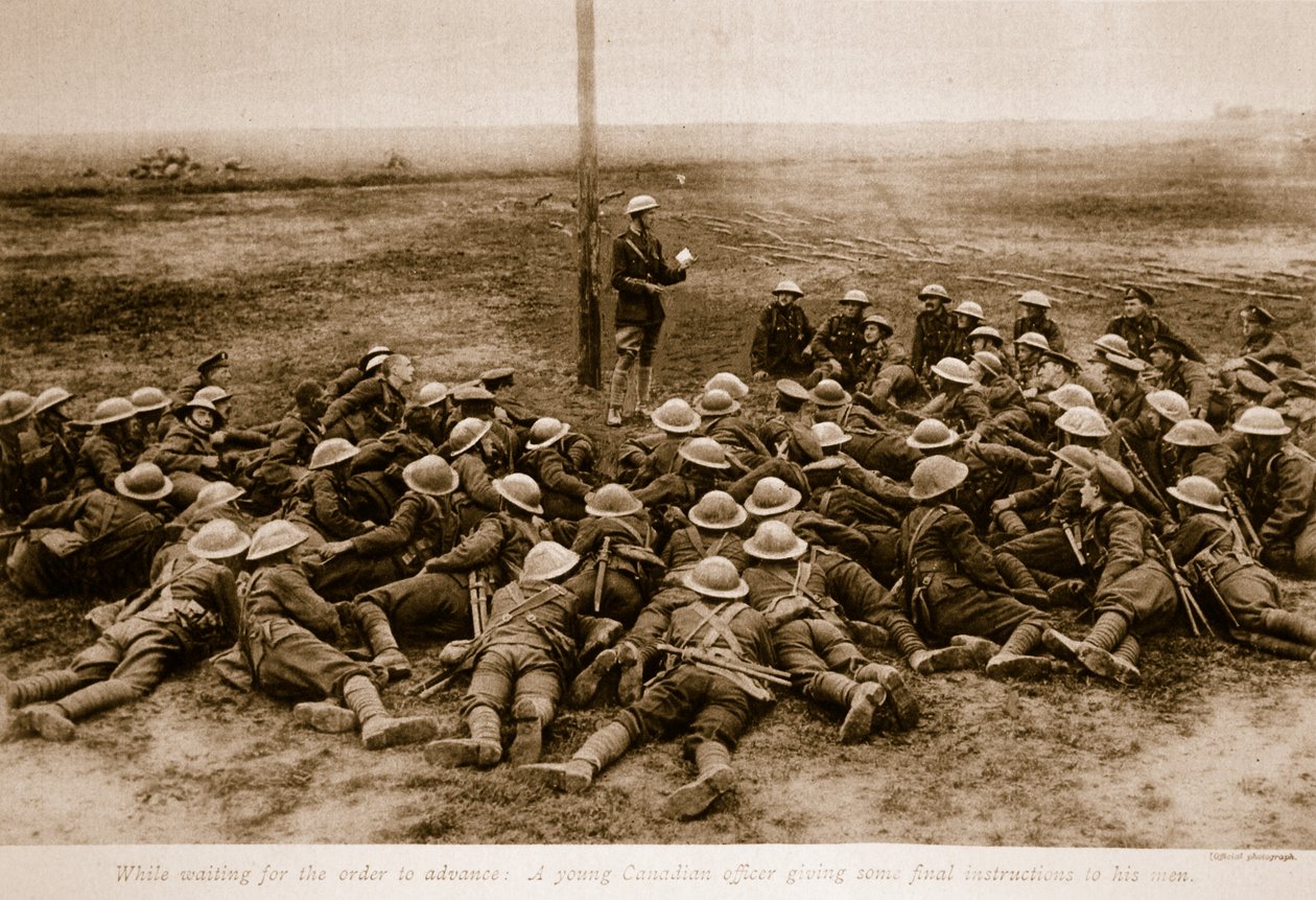 I väntan på att ordern skulle avancera, 1914-19 av English School