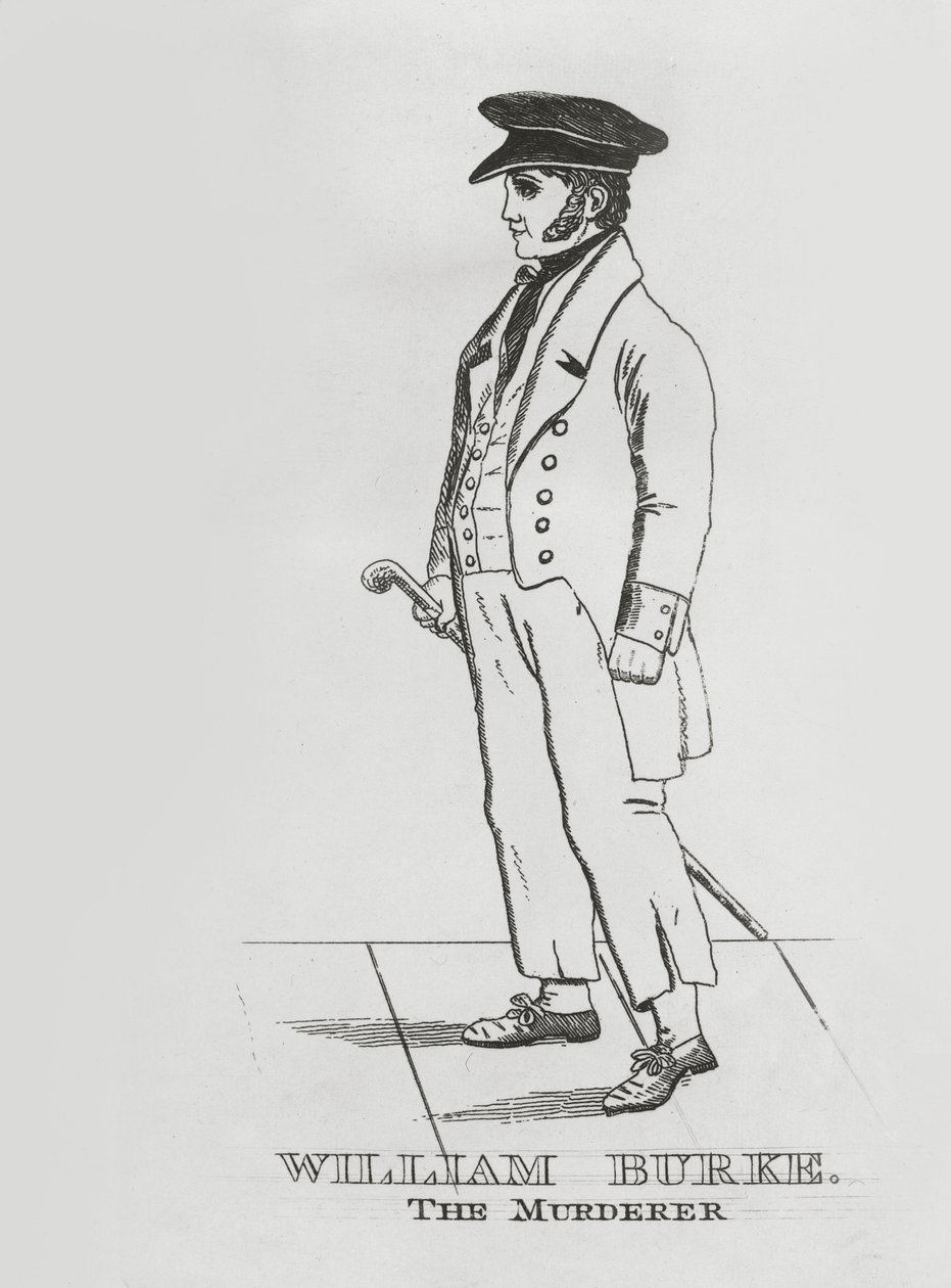 William Burke, ca 1829 (etsning) av English School