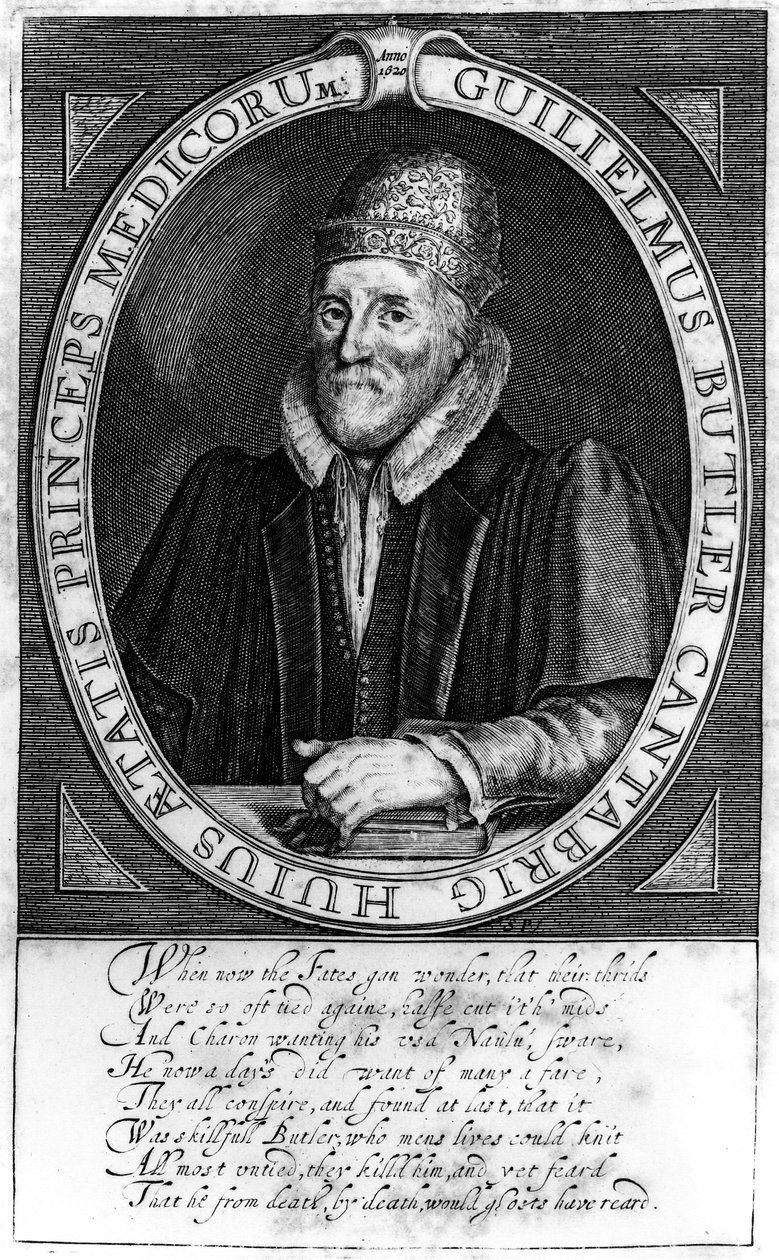 William Butler, efter ett originalporträtt i Clare Hall, Cambridge, 1620 av English School