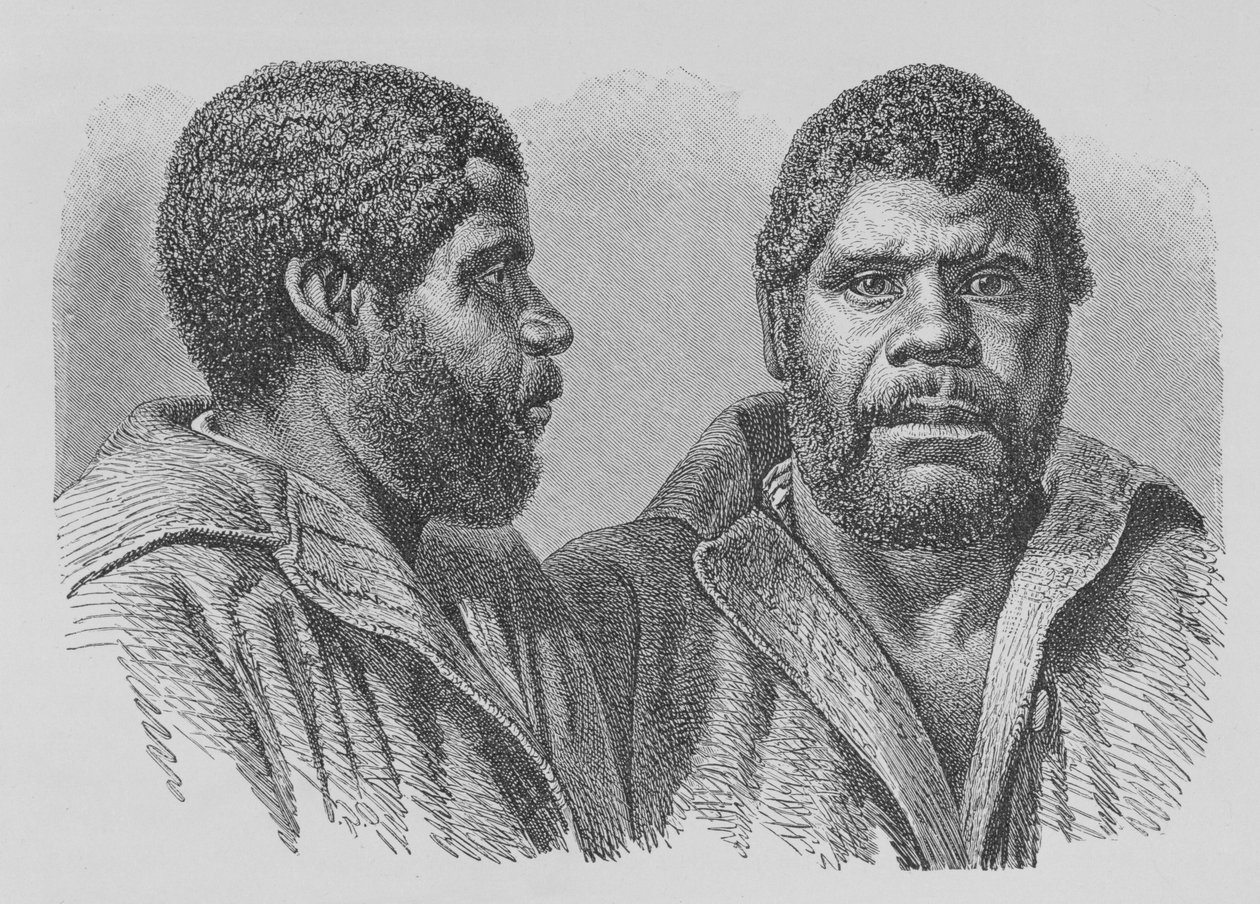 William Lanney, den siste Tasmanian, från 