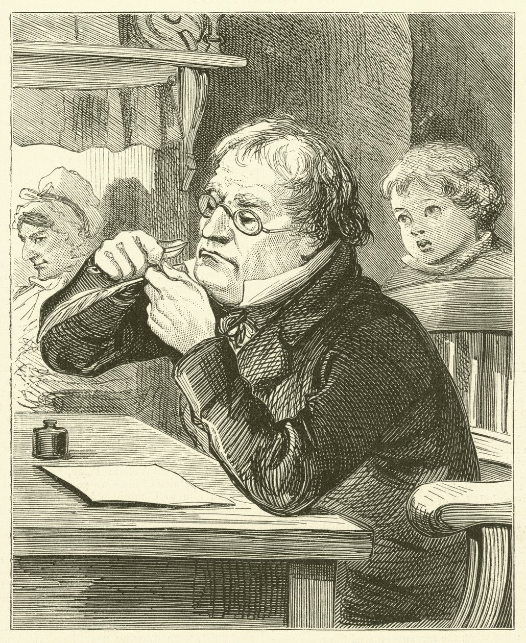 William Lilly (gravyr) av English School