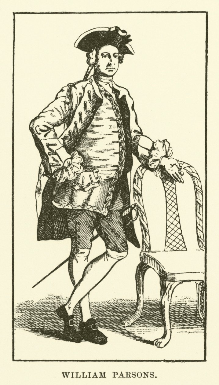 William Parsons (gravyr) av English School