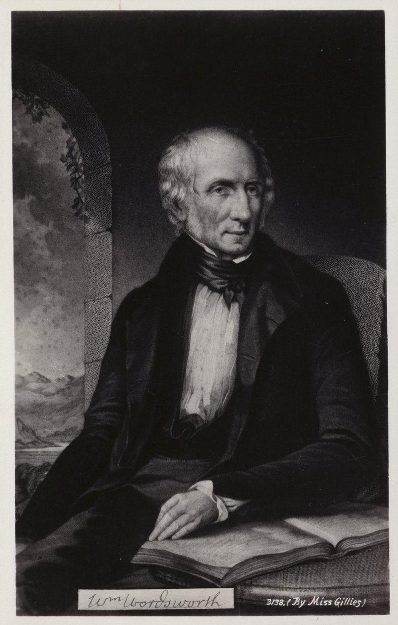 William Wordsworth (1770-1850), engelsk poet (litografi) av English School