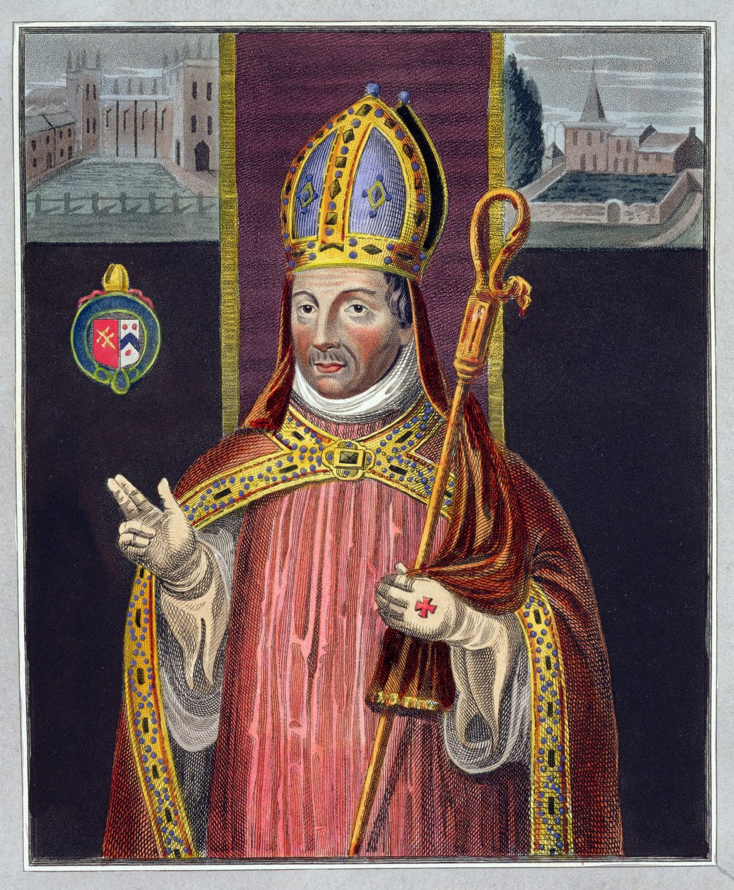 William av Wykeham (1325-1404) av English School