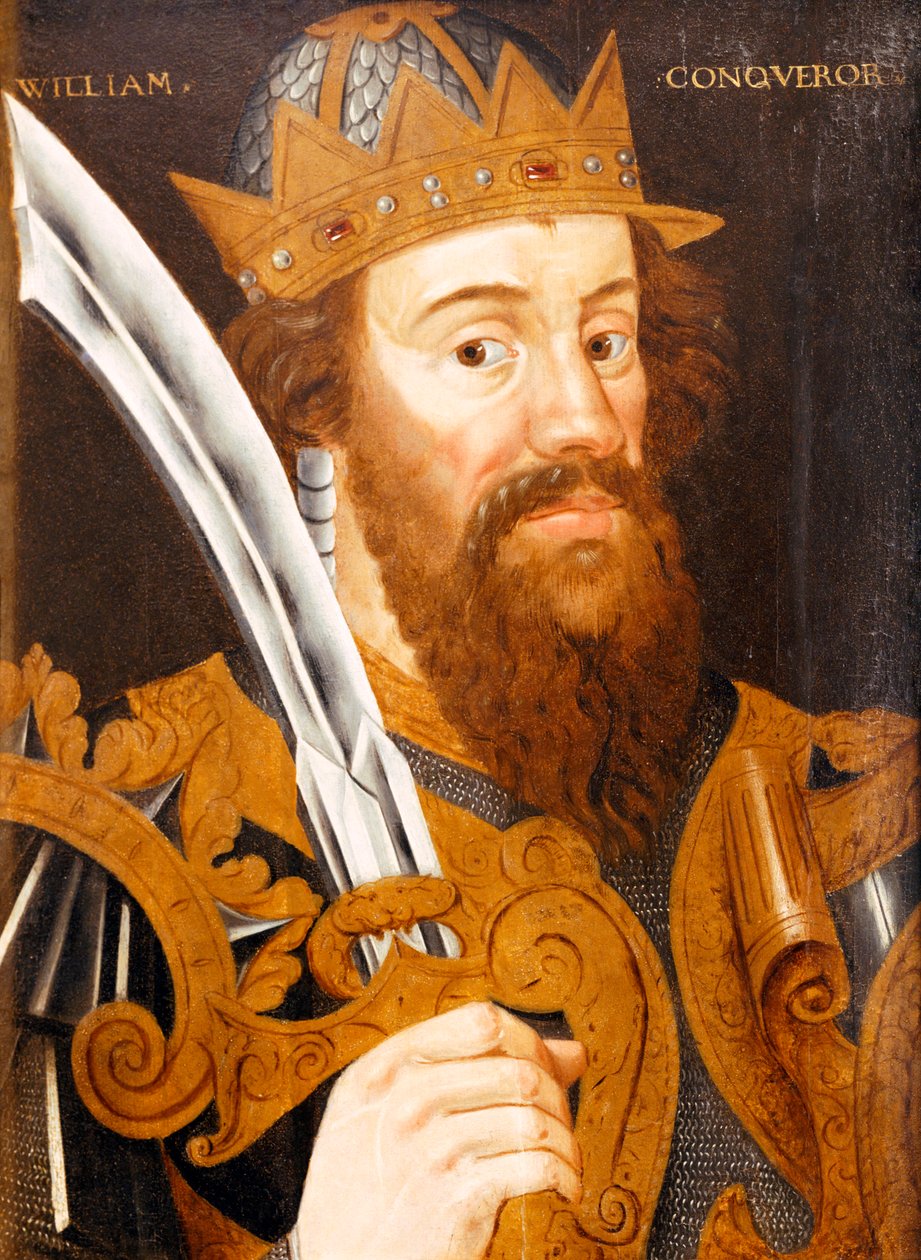 Vilhelm Erövraren, ca 1580 (olja på panel) av English School