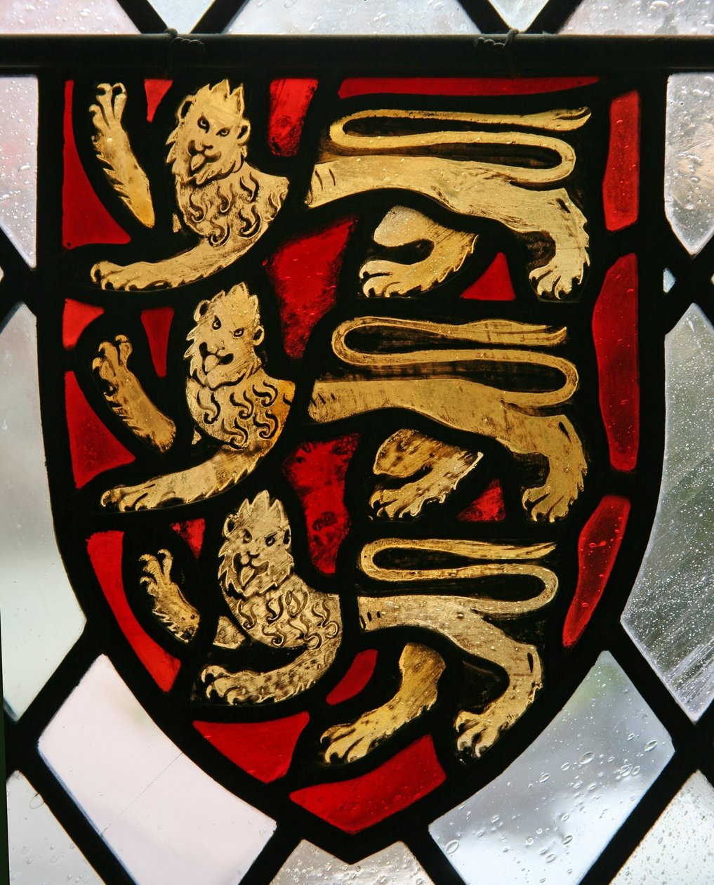 Window Cloisters föreställande Englands vapen av English School