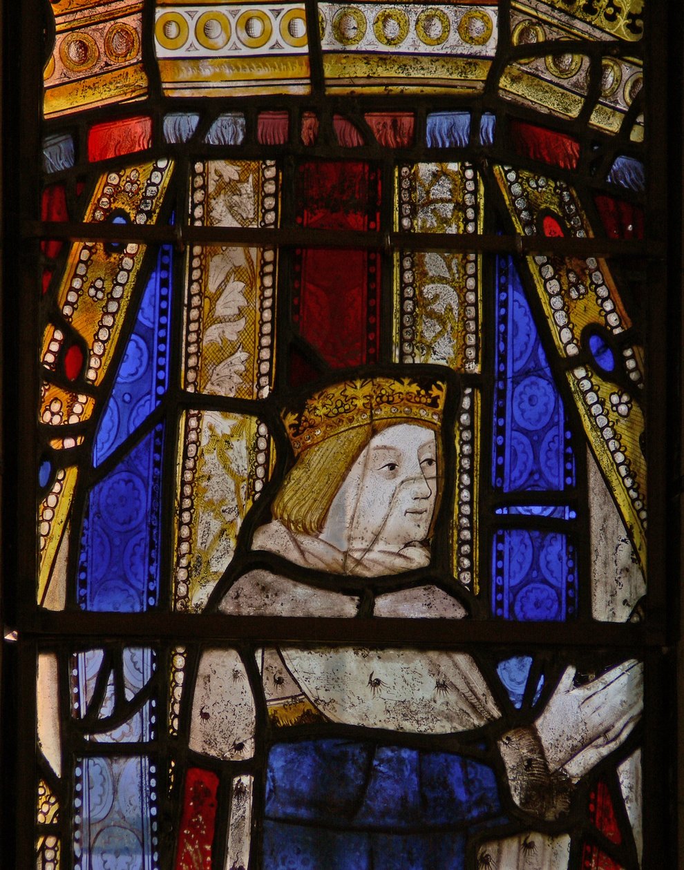 Window Ew som visar Edward V som prins av English School
