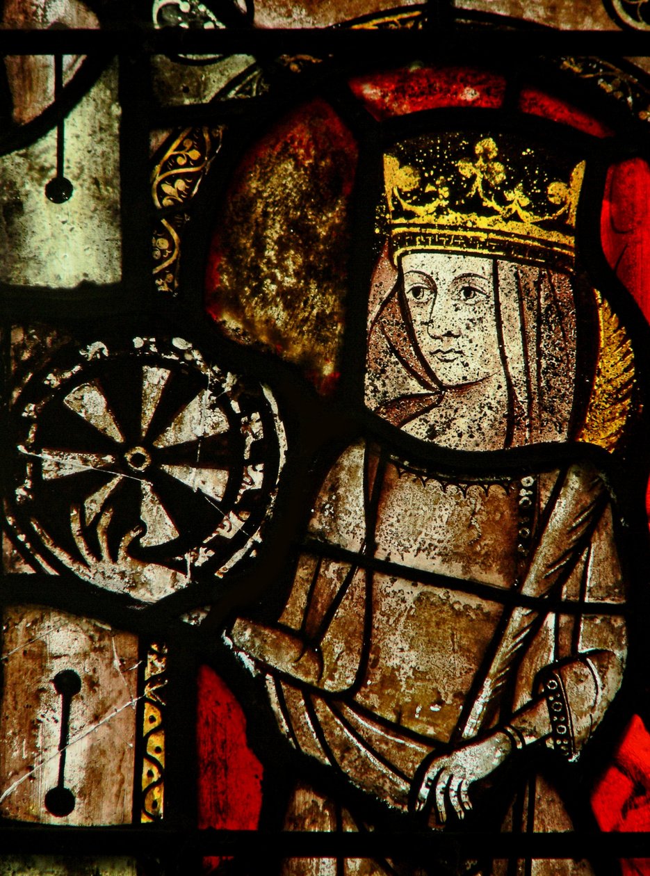 Window Ew föreställande St Catherine av English School