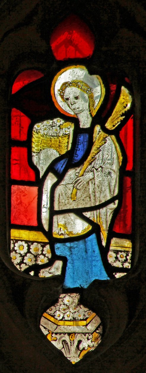 Window Ew föreställande St Dorothy av English School