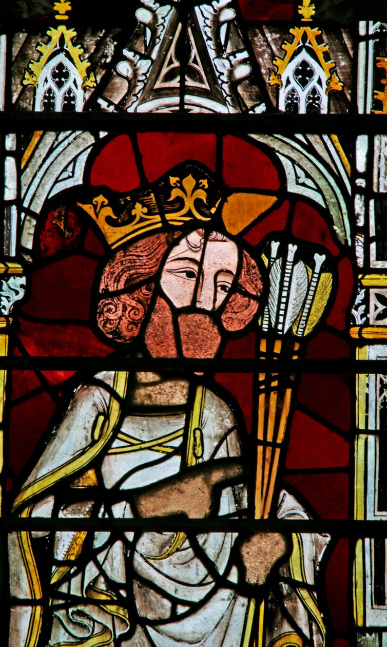Window Ew föreställande St Edmund av English School