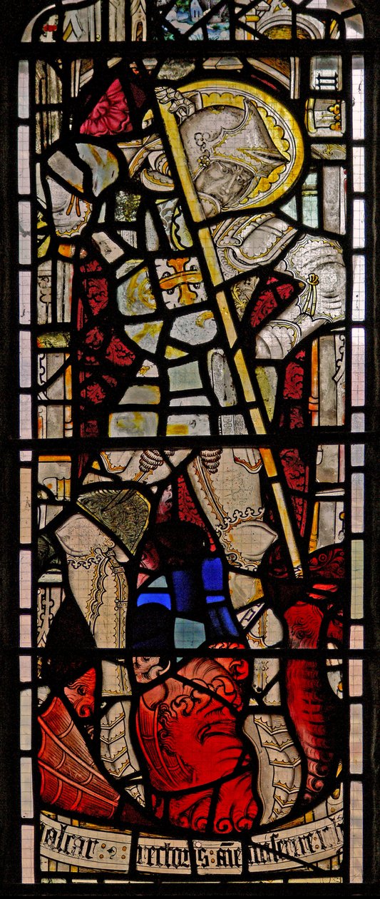 Window Ew föreställande St George av English School